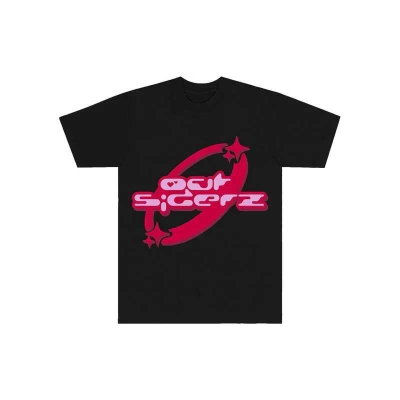 Mens and Womens Hip-hop Printed T-shirts Oversized Short Sleeved Shirts Harajuku Style Rock Punk Street Y2KT250318