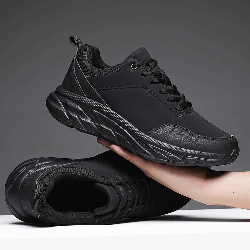 New 2024 autumn mens sports shoes breathable casual shoes mens Fi lightweight walking apartment shoes hot S shoes Plus size 48 Y250318