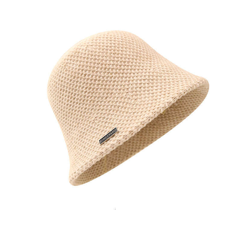 Hollow out protection fisherman for women's summer outdoor leisure sun shade knitted breathable bucket basin hat looks small on the face