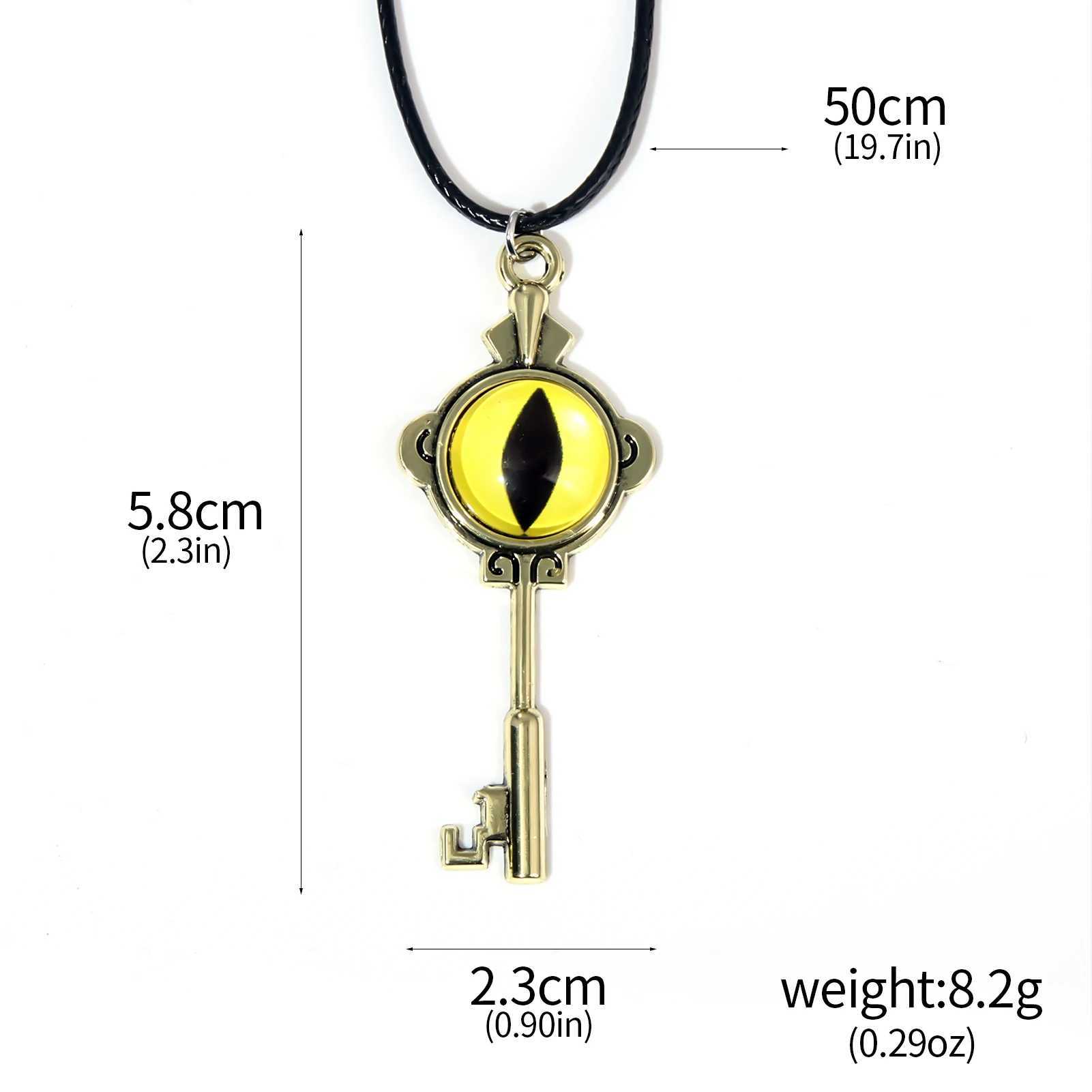 Owl House Necklace Friendly Portal Key Retro Gold Eye Pendant Necklace Mens Jewelry Accessories W250318