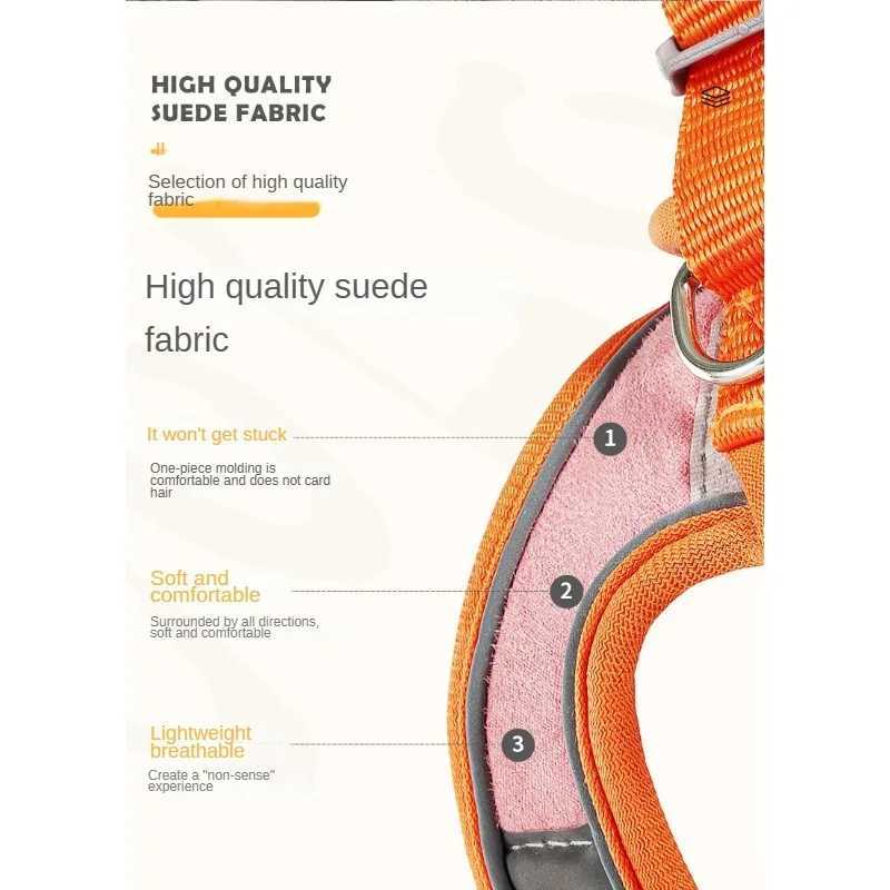 Cat traction rope cute city vest prevents breakups cat Velcro safety buckle pet walking ropeT250318