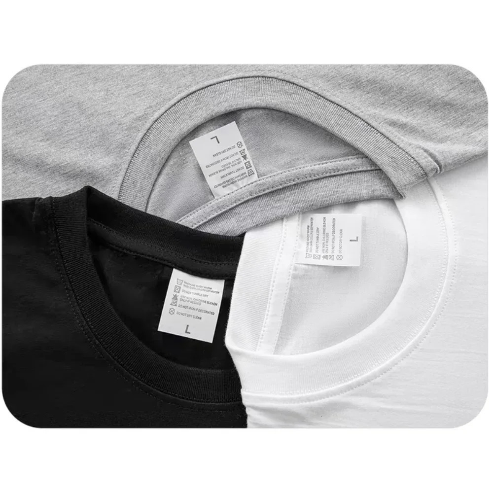 Mens summer vintage cotton crew collar short sleeved graphic T-shirt casual edition fashionable oversized T-shirt 250317
