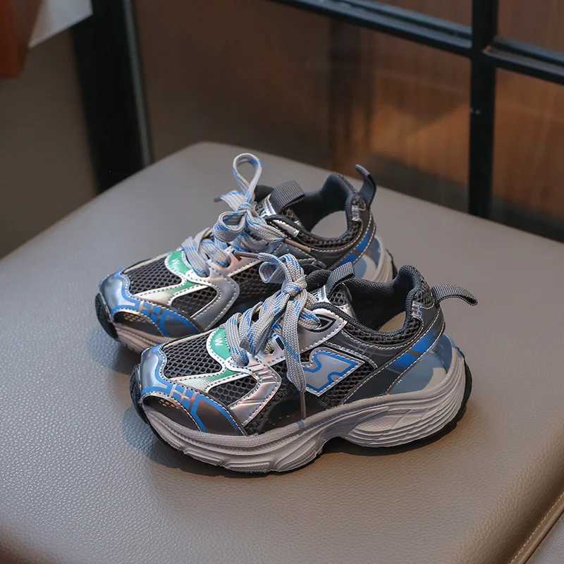 Fashion brand sports running coach breathable girls casual soft sole platform childrens sports shoes summer autumn childrens shoes W250318