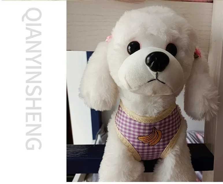 Dog leash cat leash pet vest chest strap collar dog harness and belt set for small dog chainsT250318