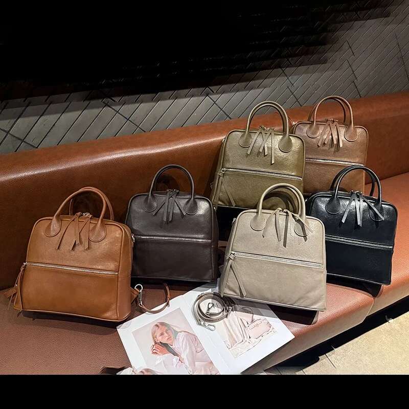 Female Head Layer Cowhide Women Natural Cow Genuine Leather Lady Crossbody Bags Casual Shoulder Bag For Ladies Handbag