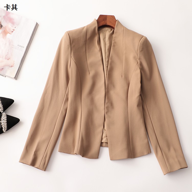 S315Stylish Ladies' Business Attire Suit Ensemble for Spring-Autumn Seasons Perfect for Job Interviews and Government Officials