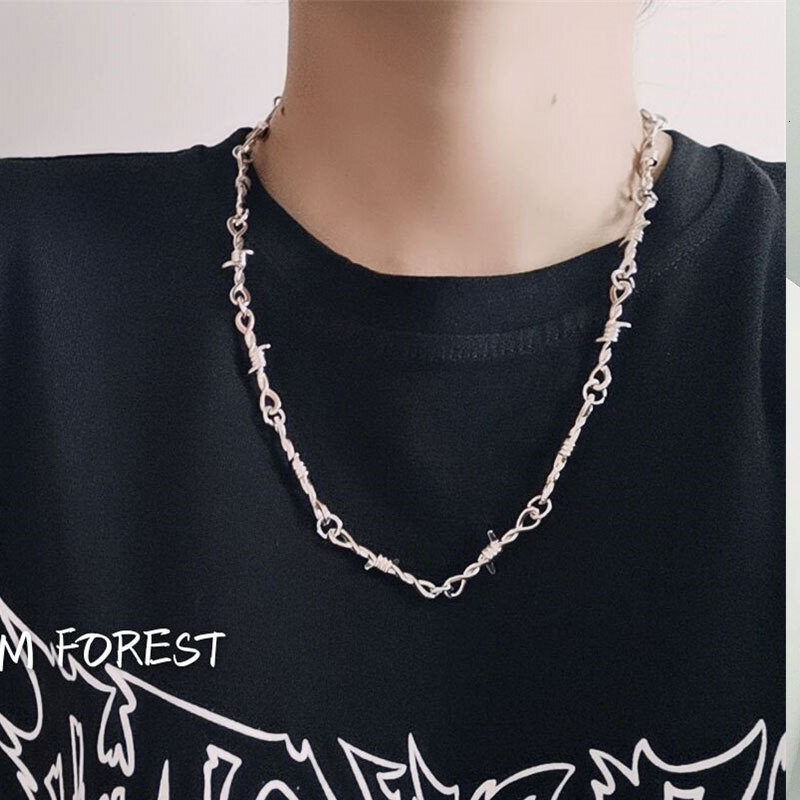 Instagram Trend Brand Thorn Thorn Necklace Unisex Cool Hip Hop Gothic Punk Choker Accessories