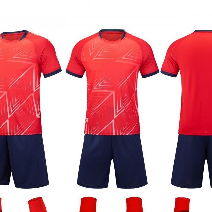 Football Set Men S Match Training Team Uniform Adult Football Jersey Sports Suit