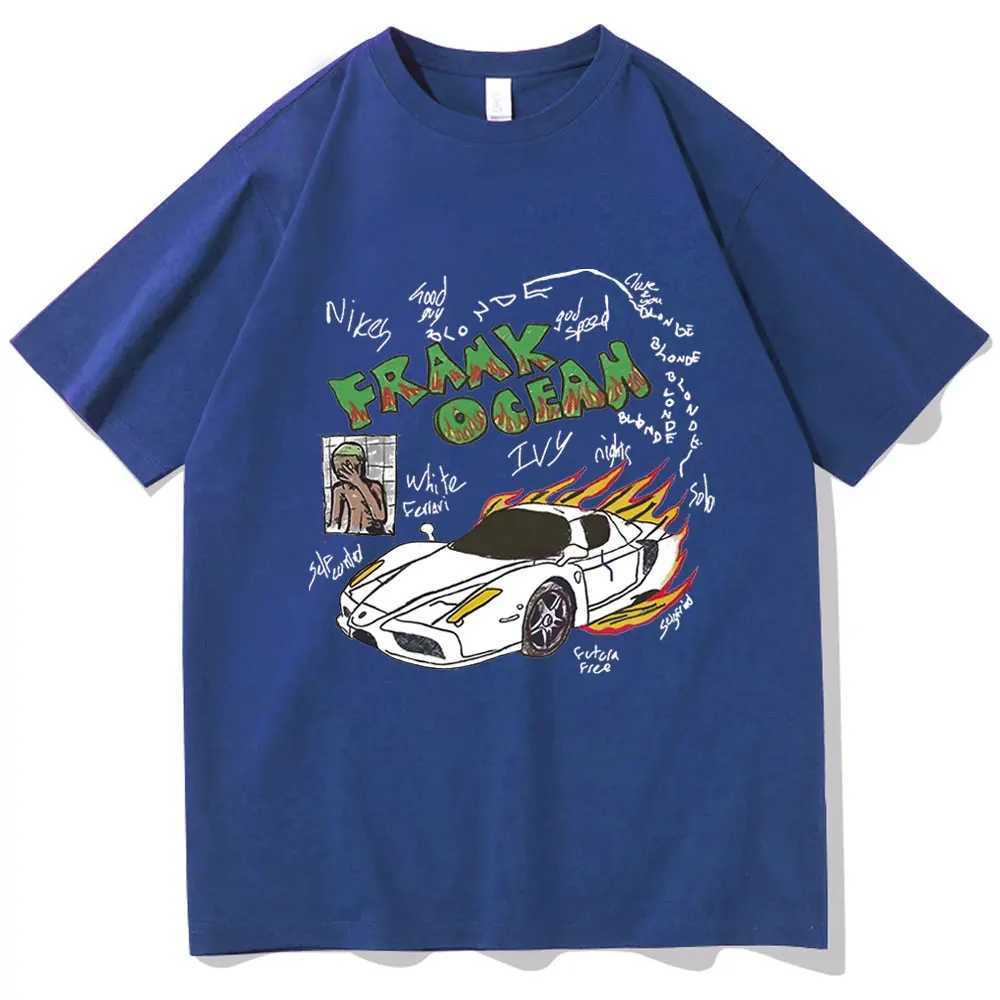 Street wear Frank Ocean Music T-shirt Merch gift for Frank Ocean fans cotton shirt unisex oversized casual mens T-shirt top Y2KXJ250318