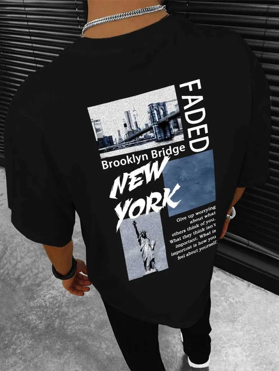 Mens Gym Summer T-Shirt Running Short Sleeve Sports Training Fashion Tops Outdoor Jogging Casual Cotton Sweatshirt Male ClothingXJ250318