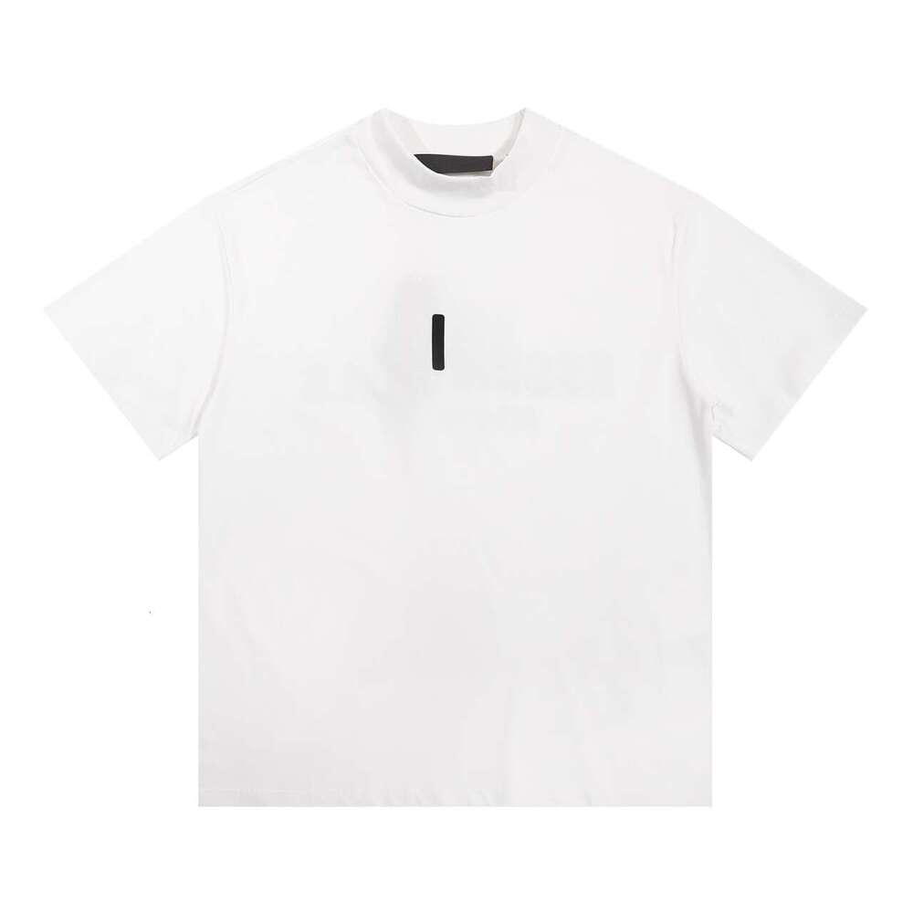 T-shirt, short sleeved shirt, velvet printed short sleeved shirt, three bar T-shirt for men and women