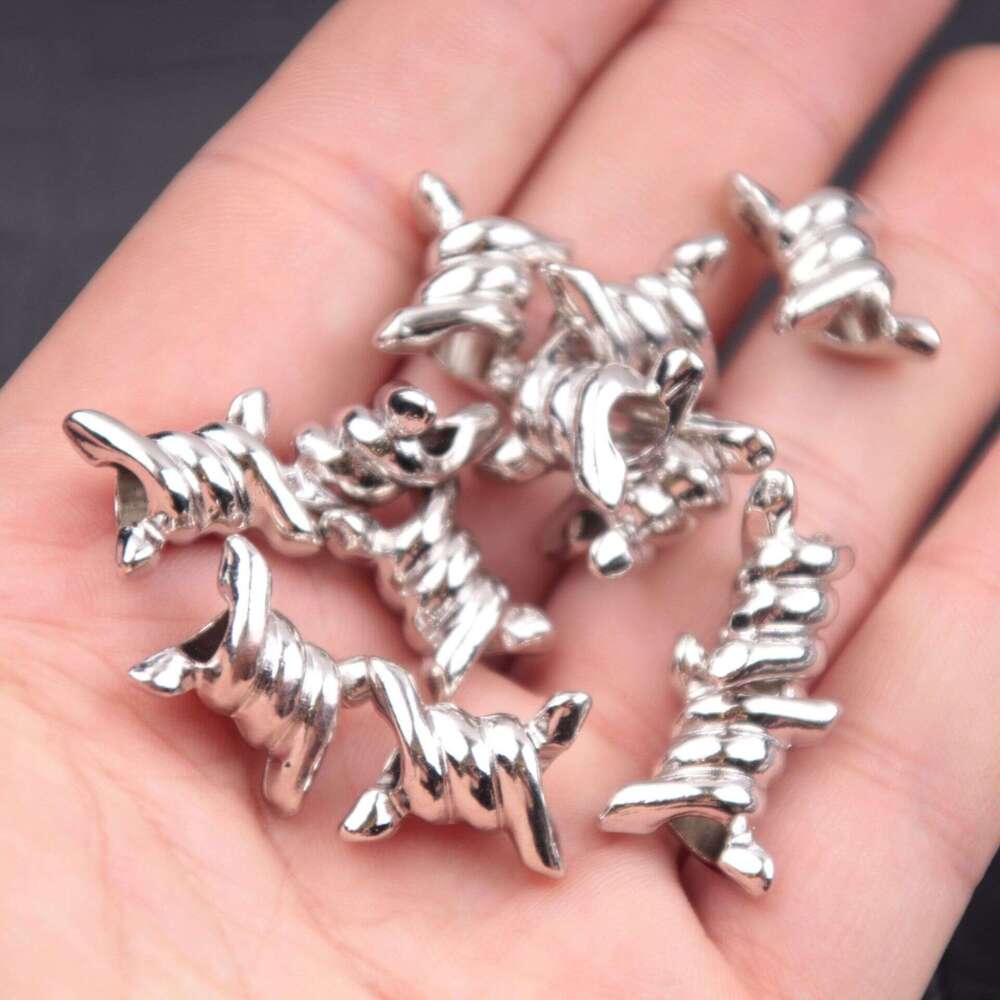 Hot selg DIY metal electroplating bead thorns jewelry accessories