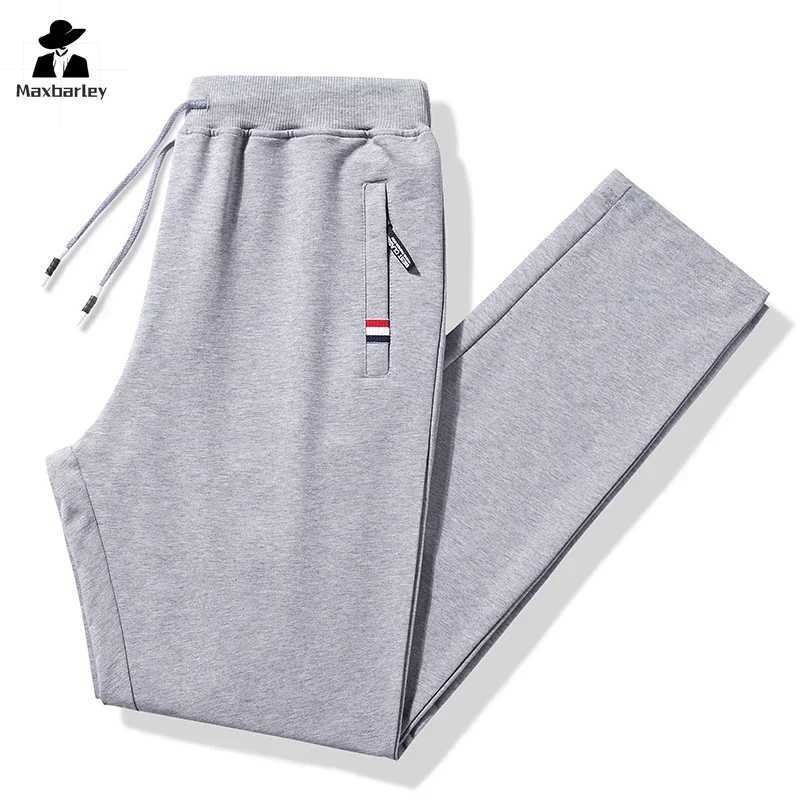 Spring and summer mens pure cotton pants 2024 new style simple outdoor middle-aged and elderly mens hiking sports pants casual pants W250318