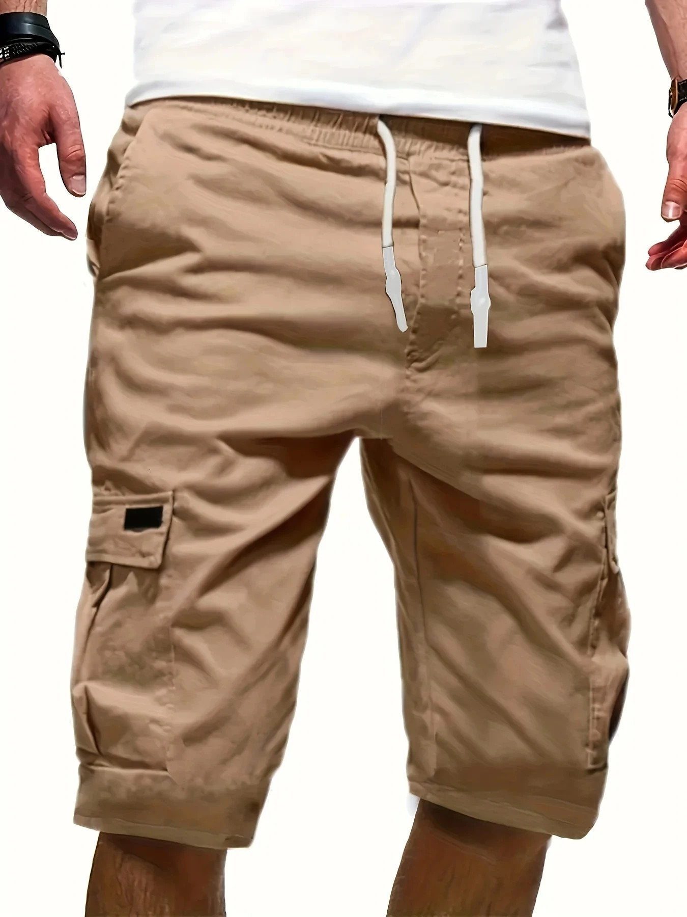 US Plus Size Cargo Shorts Mens Fashion Summer Ins Casual Big Size Pants Students Trend Port Wind Gym Pants Outwear Men 250318