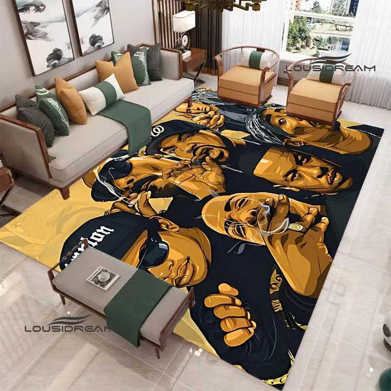 Wu Tang Clan HIP HOP Printed Carpet Anti slip Carpet Kitchen Mat Door Mat Yoga Mat Bedroom Decoration Area Carpet Birthday Gift Y250318