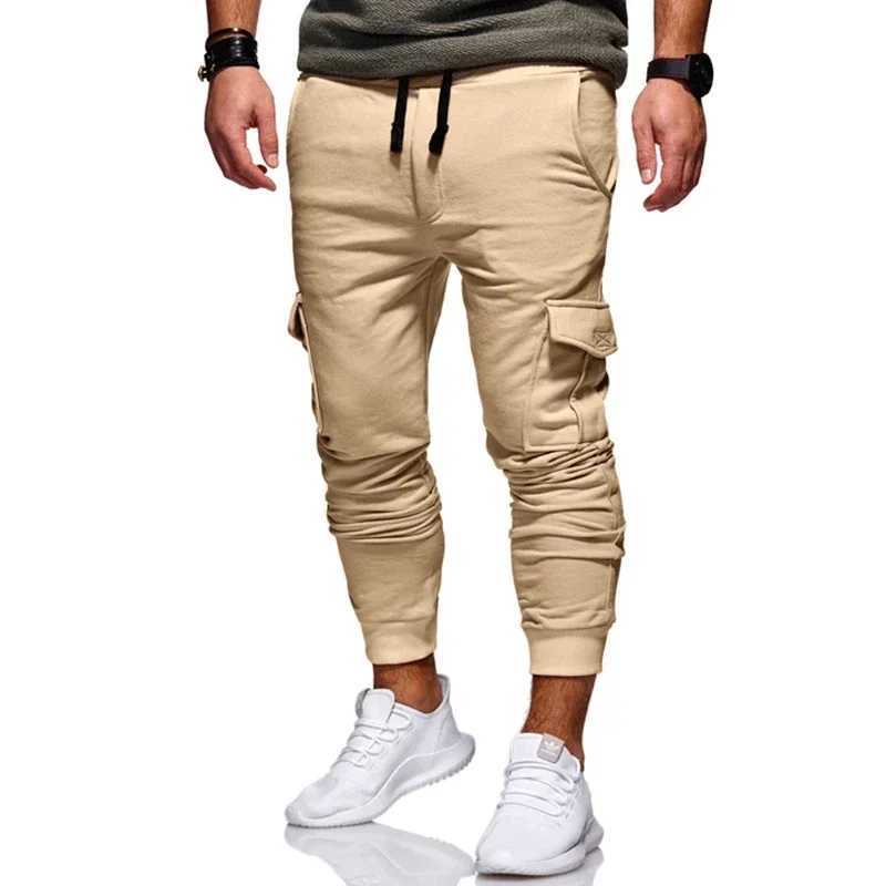 2023 new mens breathable ultra-thin casual pants muscle fitness exercise Trouser bottom mens running training leg jogging track board W250318