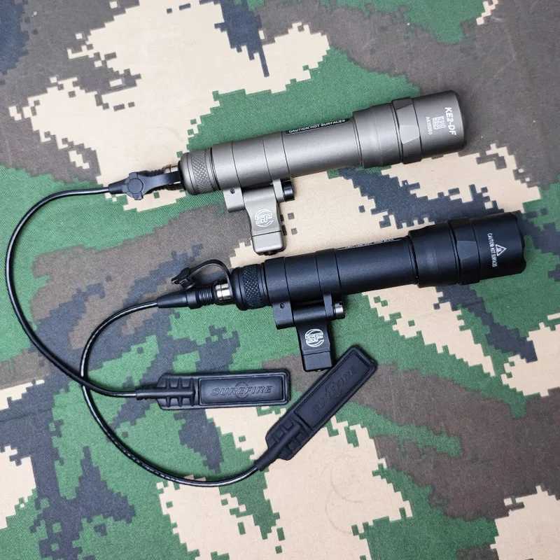 Sotac Tactical Air Gun SF M640 M640DF Light Outdoor Rifle Flashlight Weapon LED Light Accessories 20mm Rail X250318