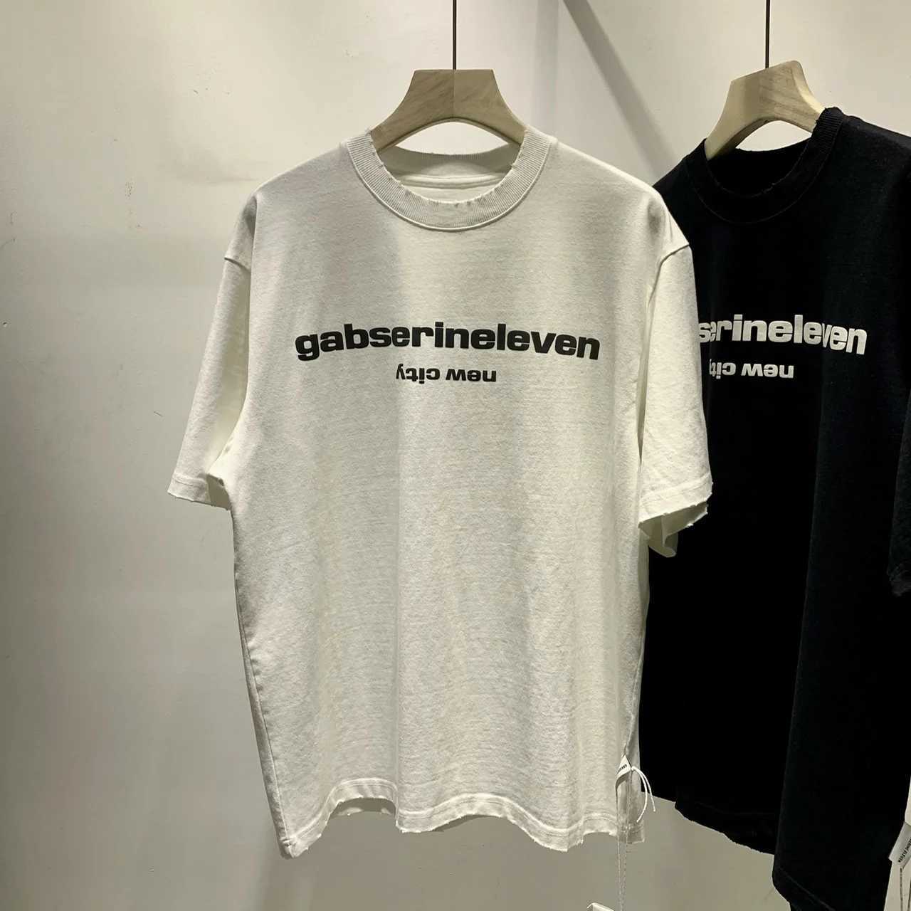 2024 New Mens Half Sleeve Pure Cotton Round Neck Letter Printed T-shaped Fashion Brand Loose and Loose Edition Womens Short sleeved T-shirtT250318