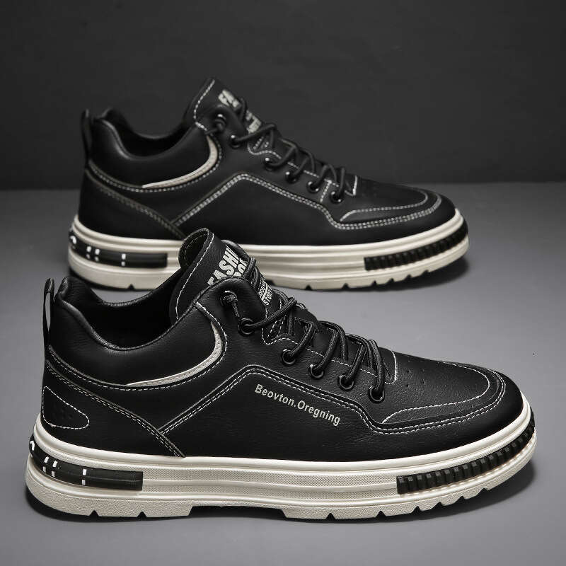Spring Korean edition sports workwear versatile thick soled, anti slip and wear-resistant labor protection shoes for men, 2025 new model