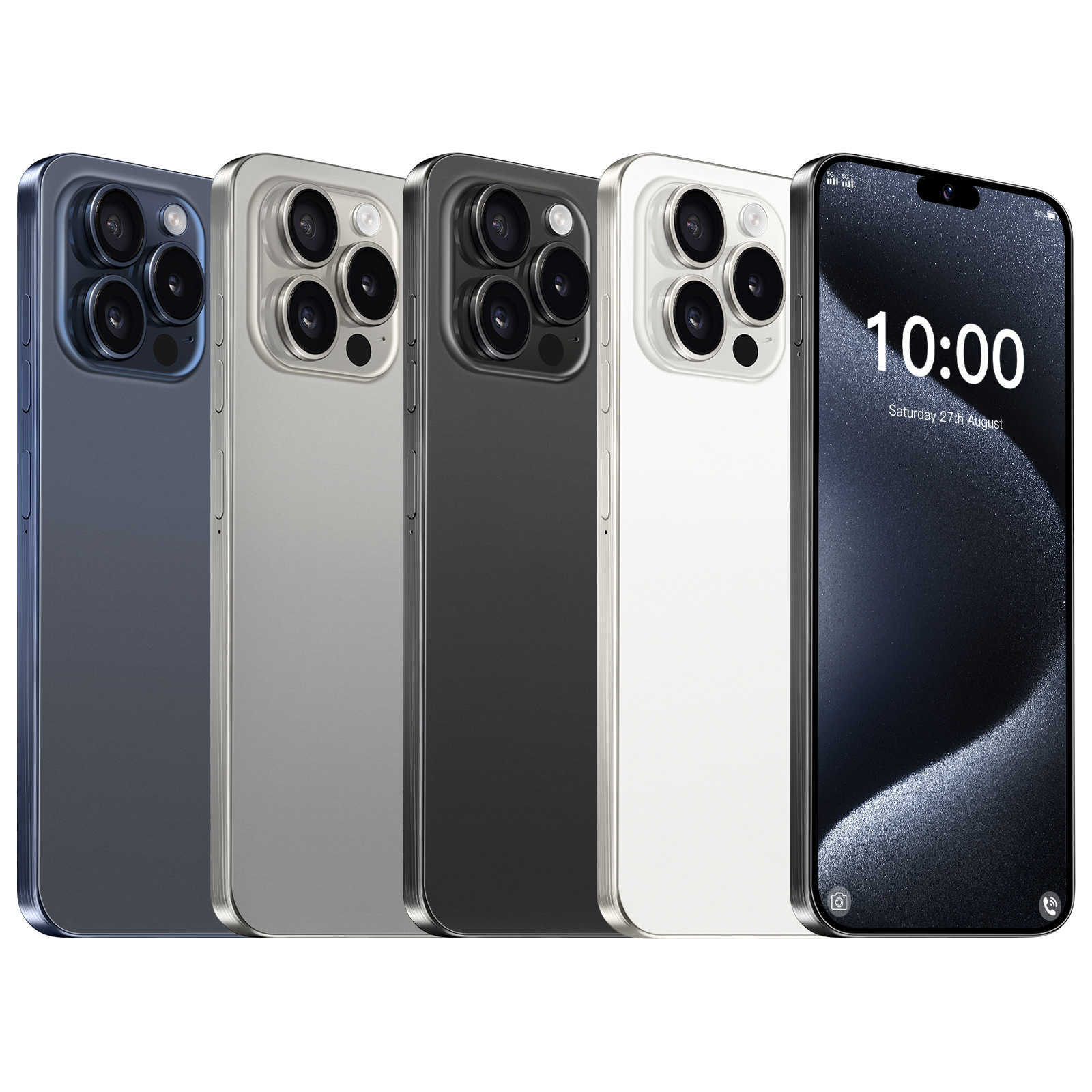 Smartphone Phones New i15 Pro Max smartphone 6.8-inch screen and 16GB Android 8.1 smartphone z250319