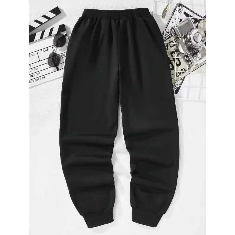 Mens casual pants Gothic striped printed black sports pants Mens cotton running and jogging athlete sports drawstring pocket Womens gym Trouser W25031