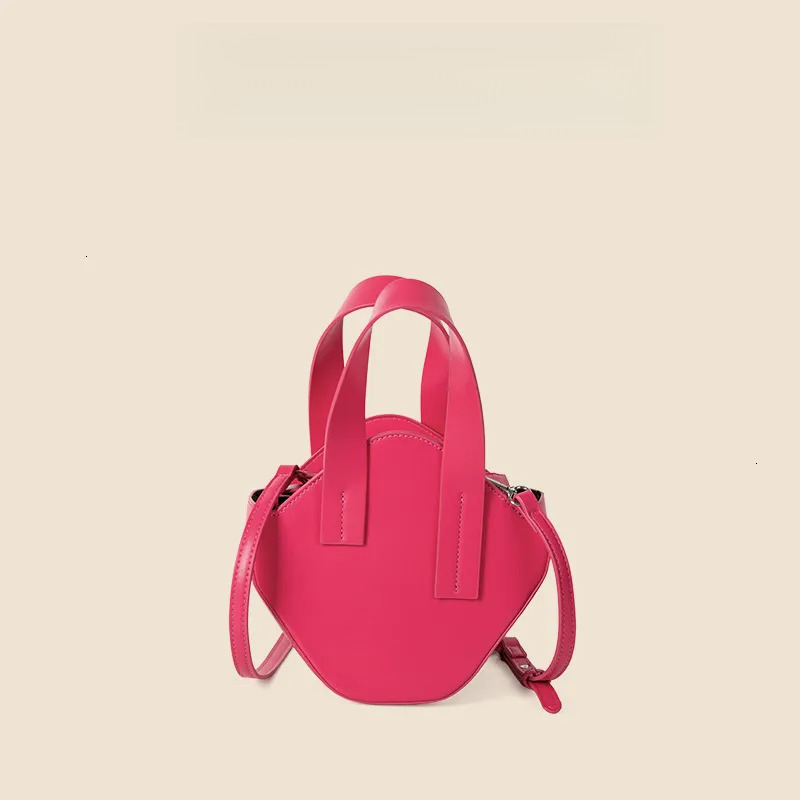 Fashion Designer Mini Handbag Niche Slanted Irregular Diameter Bag Trend Versatile High end Lightweight Handbag 2025 Summer New Item