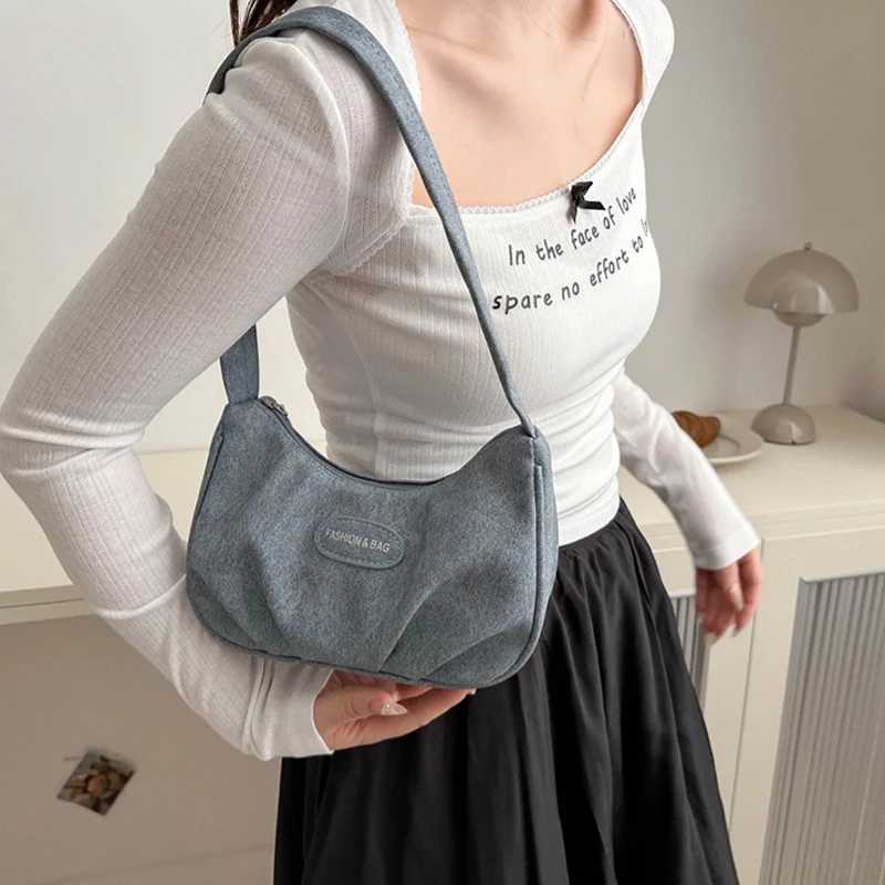 Fi Pleated Handlebags For Wen PU Cloud Bags Leisure Underarm Bag Shopping Shoder Bags Dumpling Handbag Z250318