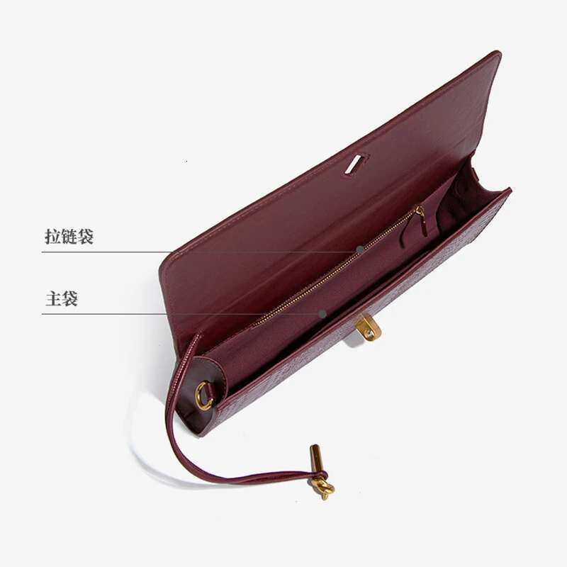 Design Top-Handle Bag For Women Evening Handbag Long Purse, Crocodile Pattern Crossbody Shoulder Bags Fashionable Outfits