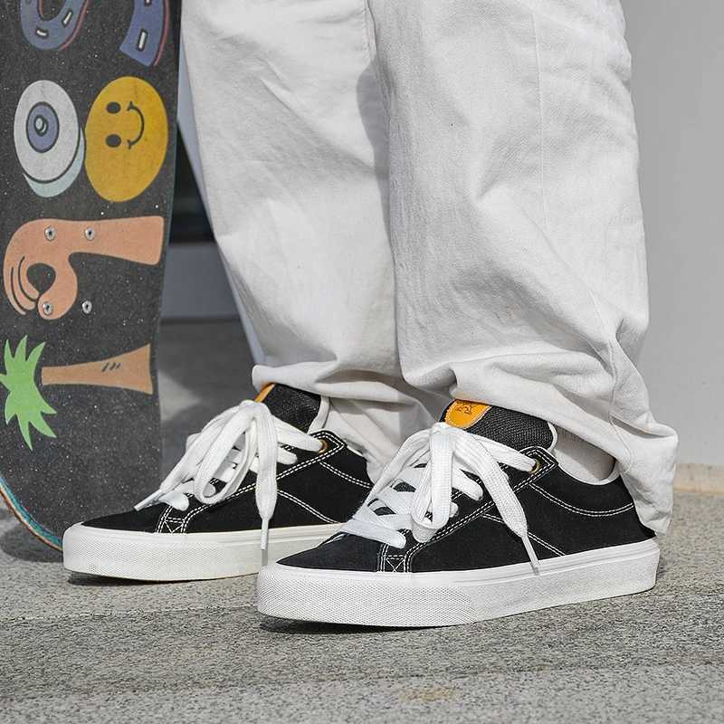 Puffy Tgue Skate Shoes Vcani Men Casual Shoes Chunky Sport Shoes Breathable Lace-up Shoes Anti-slip Outsole Y250318