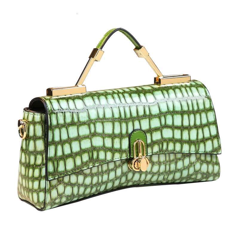 Brand Women Handbags Lady Genuine Leather Crocodile Pattern Small Shoulder Crossbody Bag Clutch Evening Bags Fashion 2025