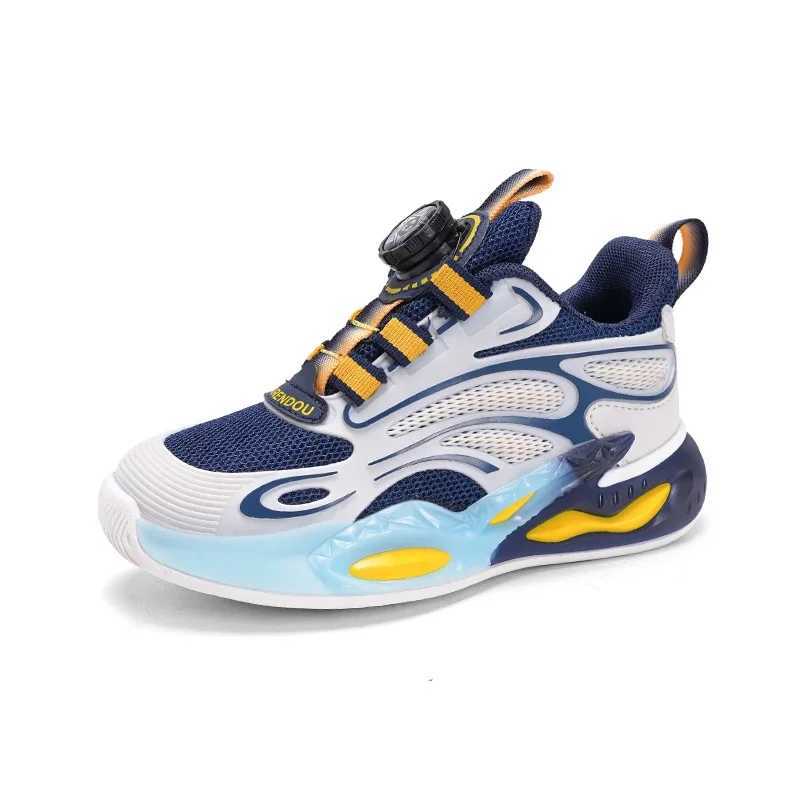 Childrens shoes boys sports shoes fashionable new flexible childrens school sports shoes running tennis lightweight boys shoes for ages 4 to 13XJ25031