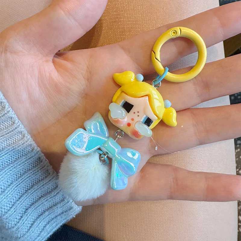New Tears Series Crybaby Keychai Toy Pendant Cartoon Room Decoration Filling Cute Doll Keychain Trend Toy Childrens Birthday Gift X250318
