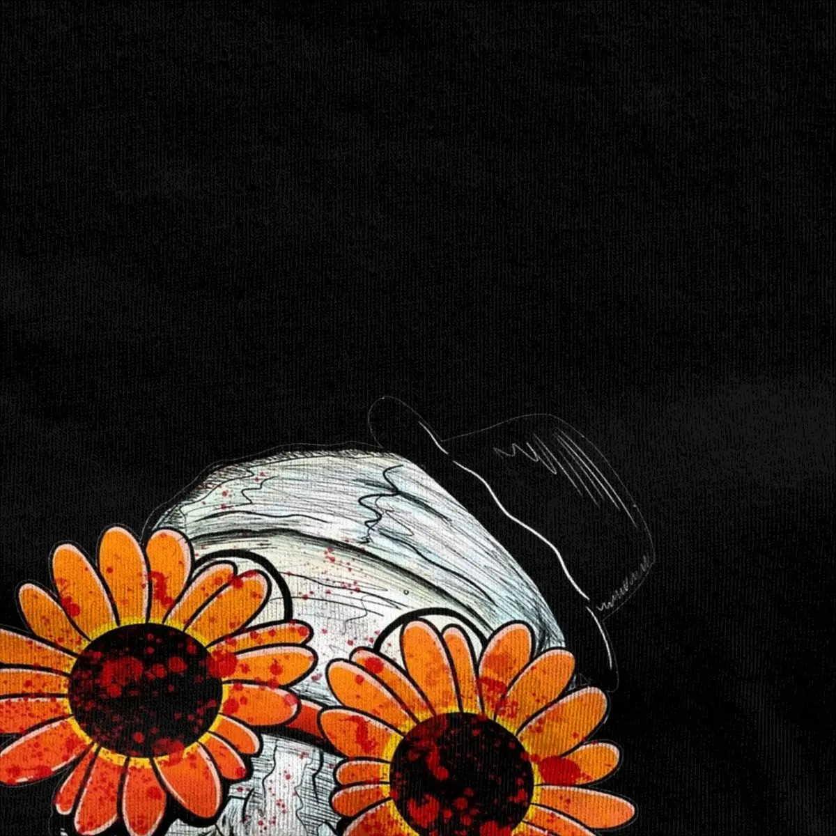 Mens Womens Art The Clown Terrifier 2 Sunflower Sunglasses T Shirts Horror Movie Cotton Tops Fashion Tees Plus Size T-Shirt 250317