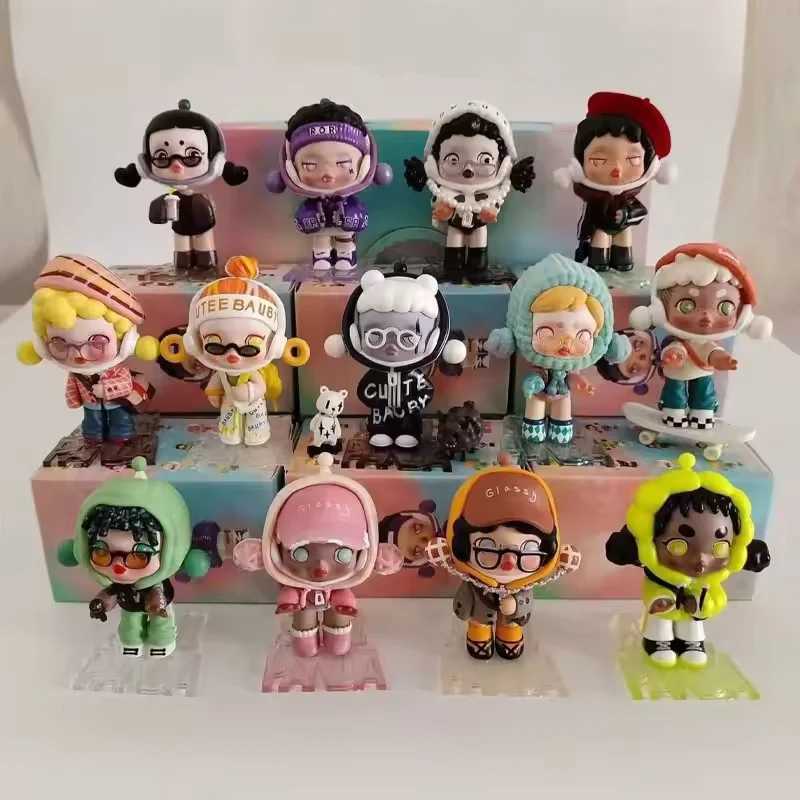 Hot Skullpanda Hype Panda Series Mystery Box Toy Sp2 Generation Blind Box Desktop Decoration Childrens Toy Birthday GiftT250318