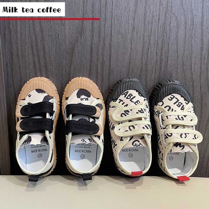 Spring and summer childrens canvas shoes childrens casual sports running shoes soft bottom anti slip and breathable childrens flat sports shoesXJ25031