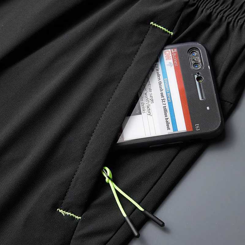 Plus Size 8XL 7XL 6XL Mens Sports Pants Quick Drying Mens Trouser Jogger Sports Clothes Solid Sports Pants Mens Elastic Sports Pants W250318
