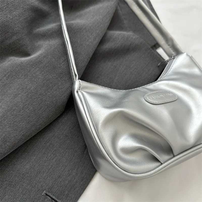 Niche textured sier bag wens summer shoder messenger bag Z250318