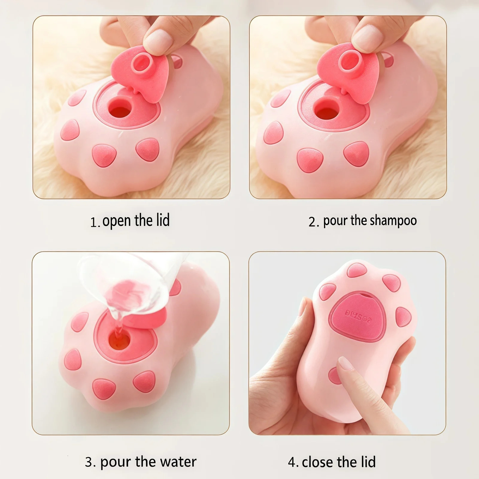 Cat and dog steam brush Steam Electric spray is used to massage pet beauty tool shell 3 in 1 Massage comb 250318