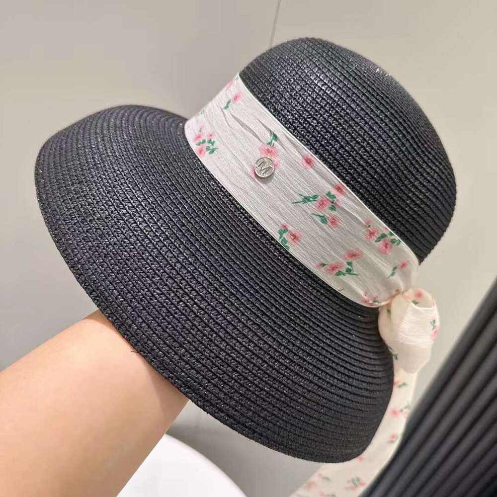 French elegant top children's summer countryside style, small edge fashion, straw hat, travel, sun protection, sunshade, fisherman hat