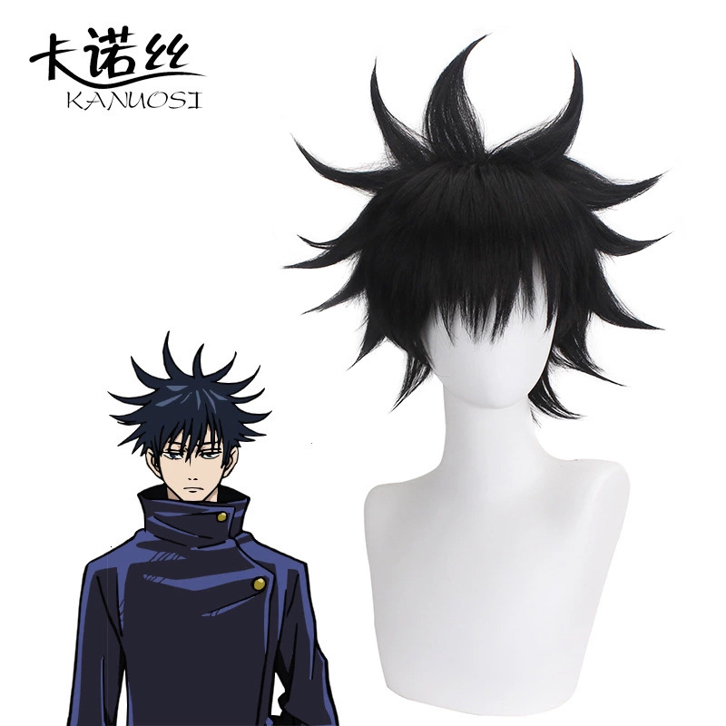 Carnot Spell Battle Fuhei Hui Cos Wig Return Art Collection Face Black Reversed Short Hair Style