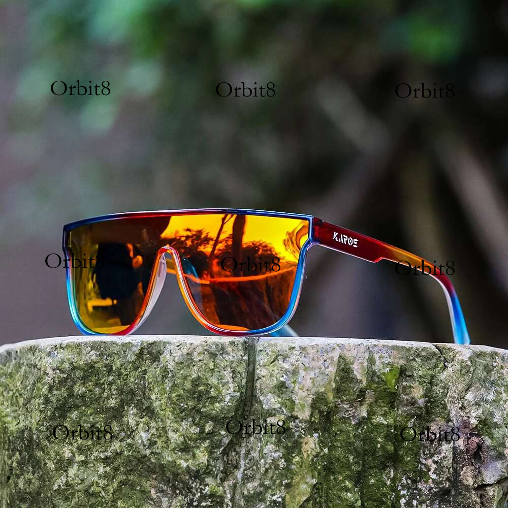KAROS Oversized Fashion Sunglasses Men Women Outdoor Large Frame Sports Goggle Beach Sun Glasses Polarized UV400 Eyewear YZ2014