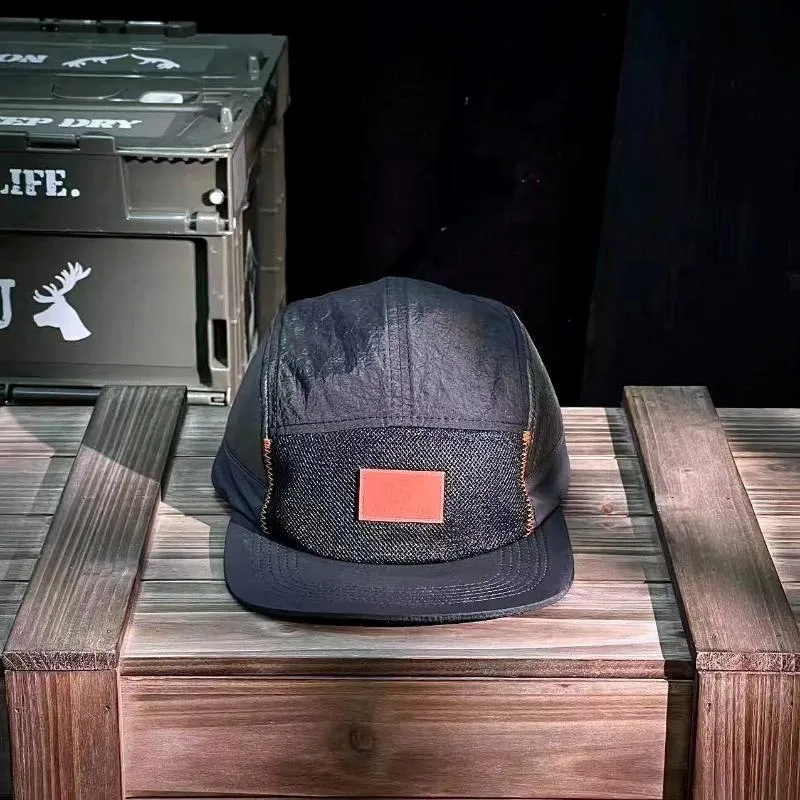 Designer Quick-Dry Mesh Ball Caps - Versatile 5 Panel Fitted Snapbacks for Men & Women