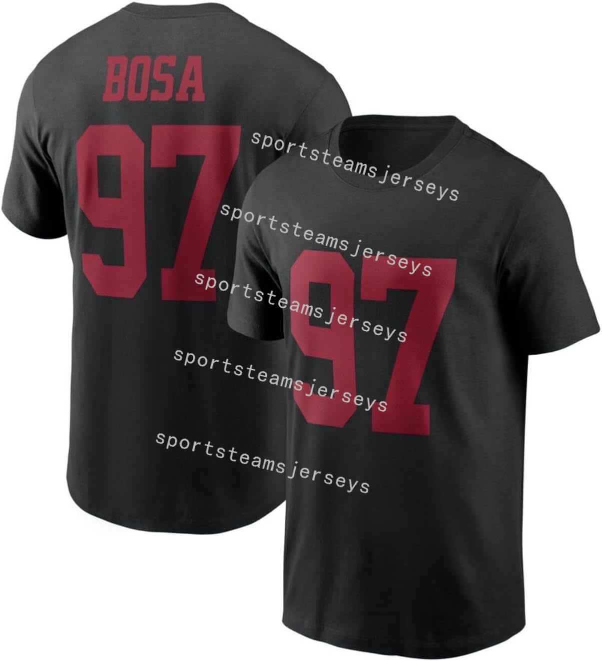 Nick Bosa 97 San Francisco Football Cotton Shirt Jersey