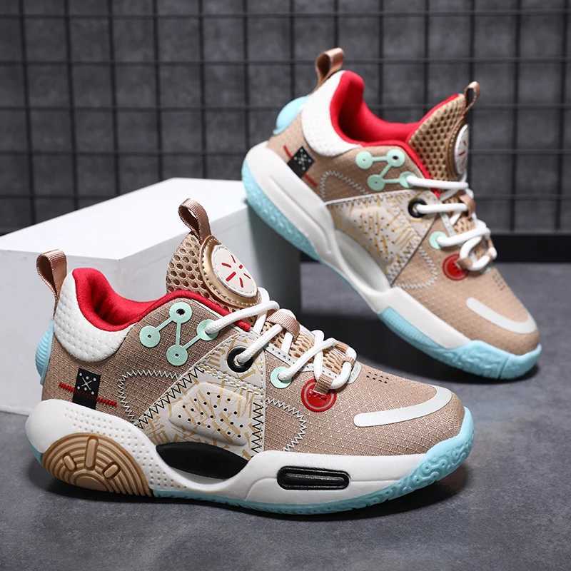 Autumn and Winter Childrens Sports Shoes Snow Boots Childrens Sports Shoes Boys and Girls Basketball Shoes Brand Casual Shoes Fashion Sports Shoes W25