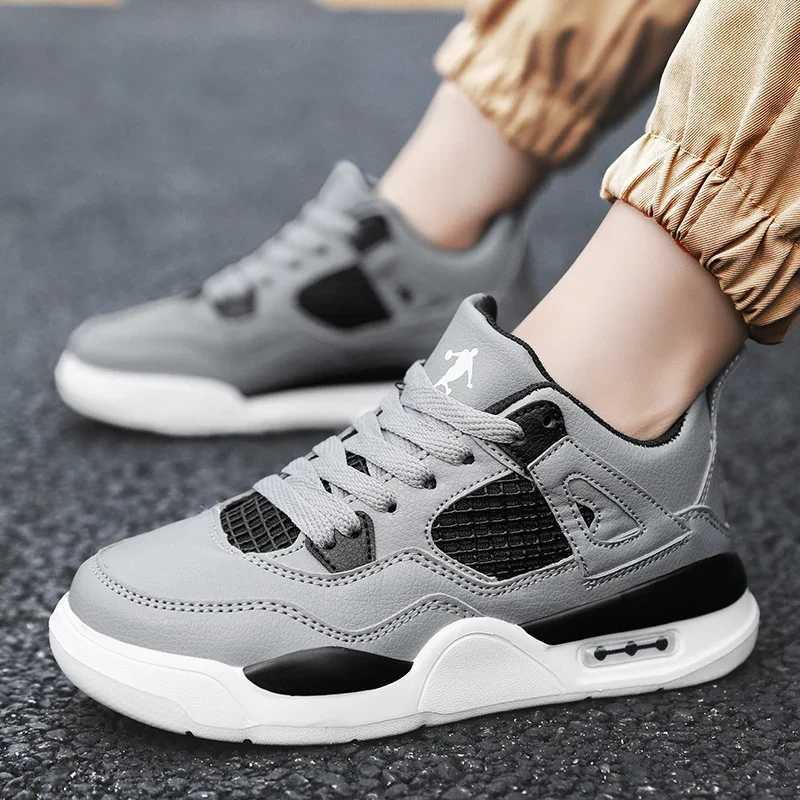 Boys mesh sports shoes breathable running sports shoes childrens girls flat casual shoes optional leather sports shoesXJ250318