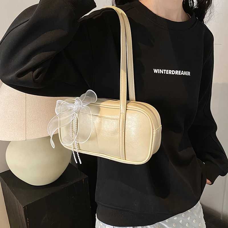 Ribb Design Mini Pu Leather Bottom Bag Suitable for Wen 2024 New Fi Trends Y2K Horizontal Bags Shooter Bags Handbags and Wallets Y250318