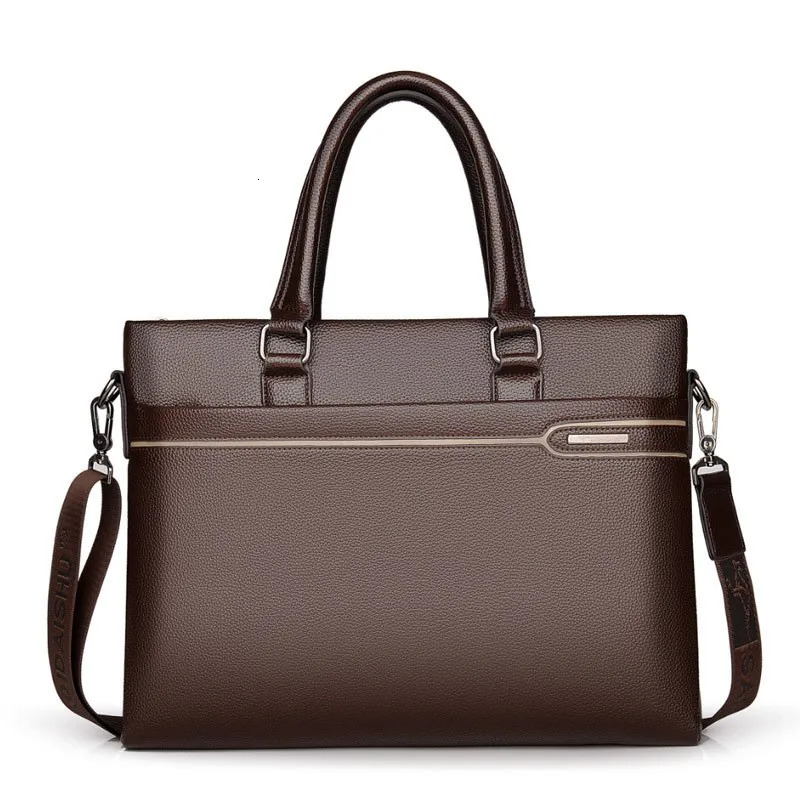Quality Mens Casual briefcase Business messenger handbag Mens bag sac a main pour hommes 250317