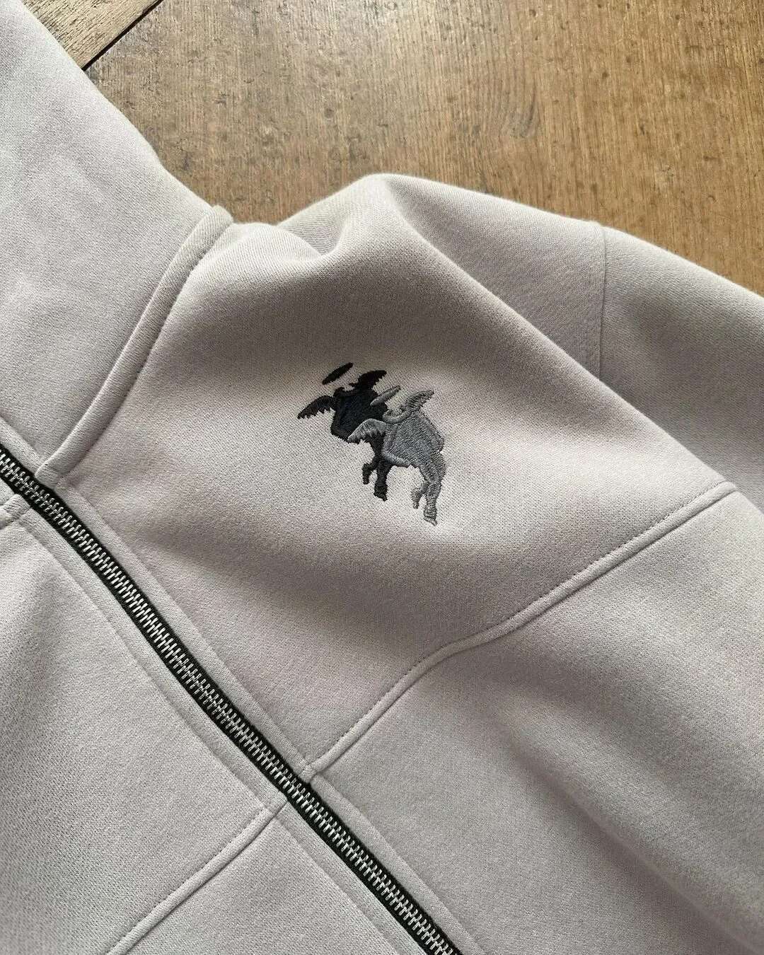 Y2k Goth Zip Up Hoodie Men Vintage Embroidered Casual Pattern Oversize Sweatshirt Haruku Hip Hop Punk Streetwear Clothing New