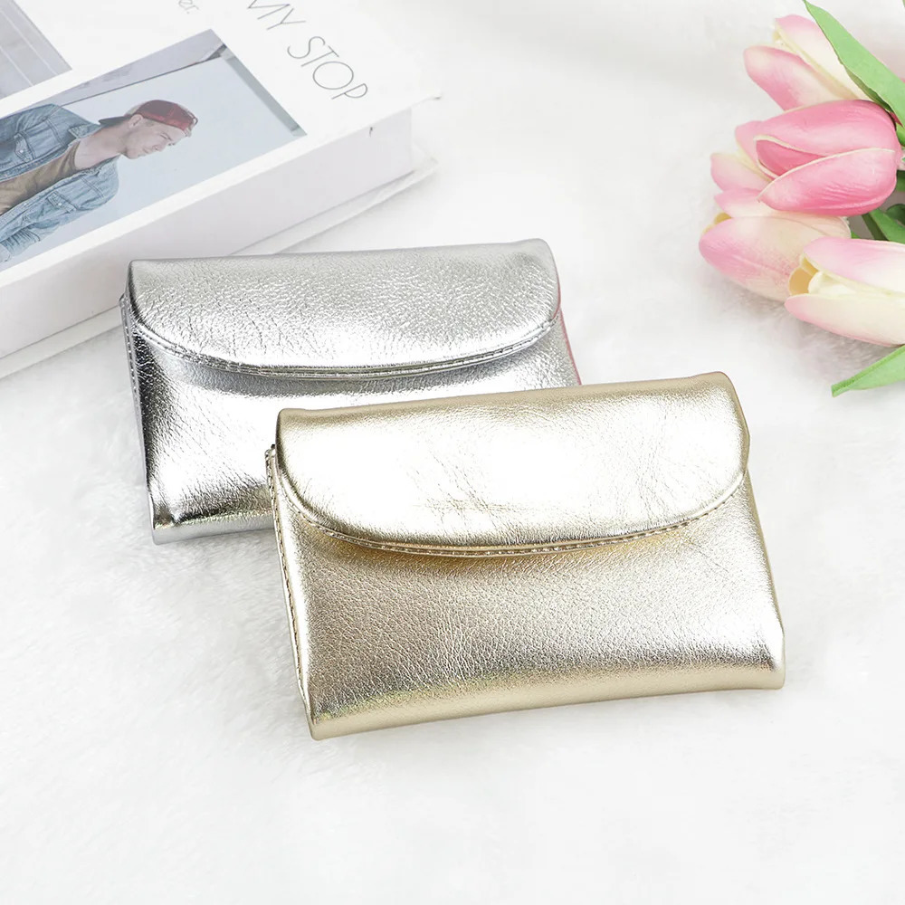 Short Genuine Leather Purse Women for Coins and Cards Soft Real Cow Leather Wallet Mini Ladies Clutch Money Bag 250317