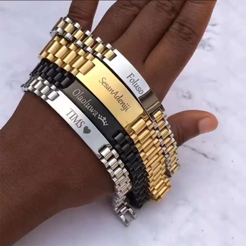 Zhongzhe Strap Women and Men Punk Cuban Chain Boutique Jewelry Hip Hop Bracelet